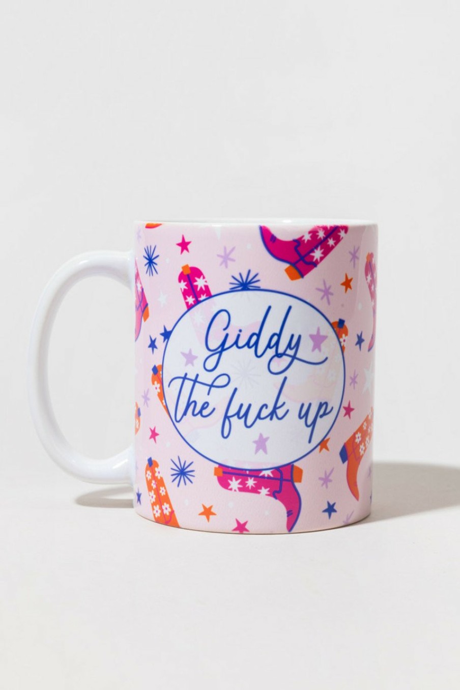 Francesca's Giddy The F Up Mug Multi Drinkware