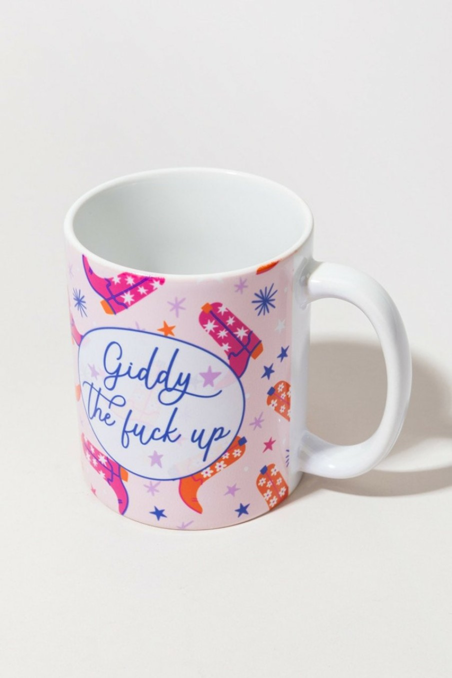 Francesca's Giddy The F Up Mug Multi Drinkware