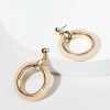 Francesca's Lola Thick Resin Circle Drop Earrings Ivory Earrings