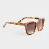 Francesca's Natalie Ombre Lens Cat Eye Sunglasses Tortoise Sunglasses