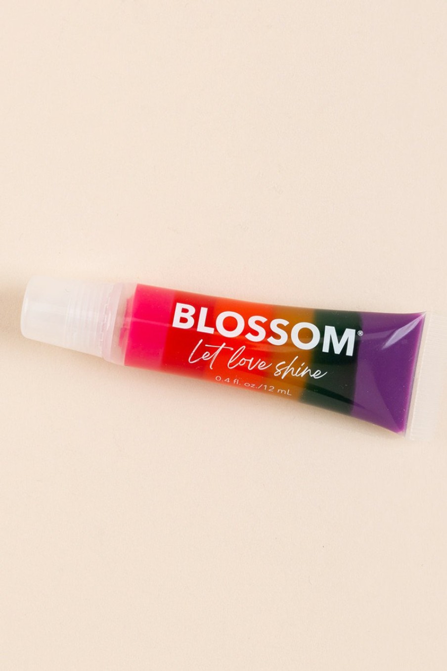 Francesca's Blossom® Rainbow Lip Gloss Tube Multi Beauty & Wellness