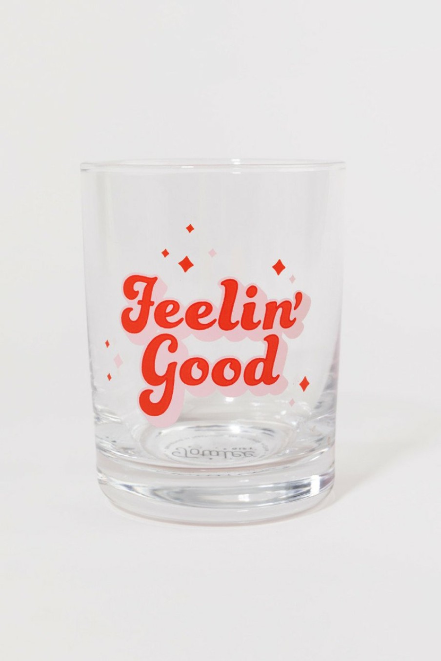 Francesca's Feelin Good Rocks Glass Multi Drinkware