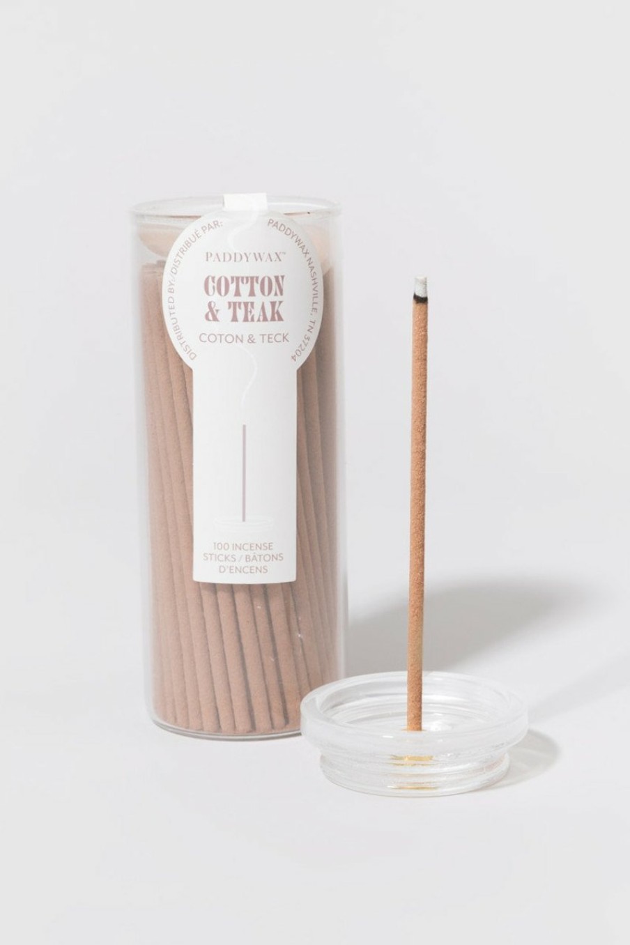 Francesca's Paddywax Haze Cotton And Teak Incense White Candles