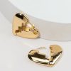 Francesca's Broken Heart Hoop Earrings Gold Earrings