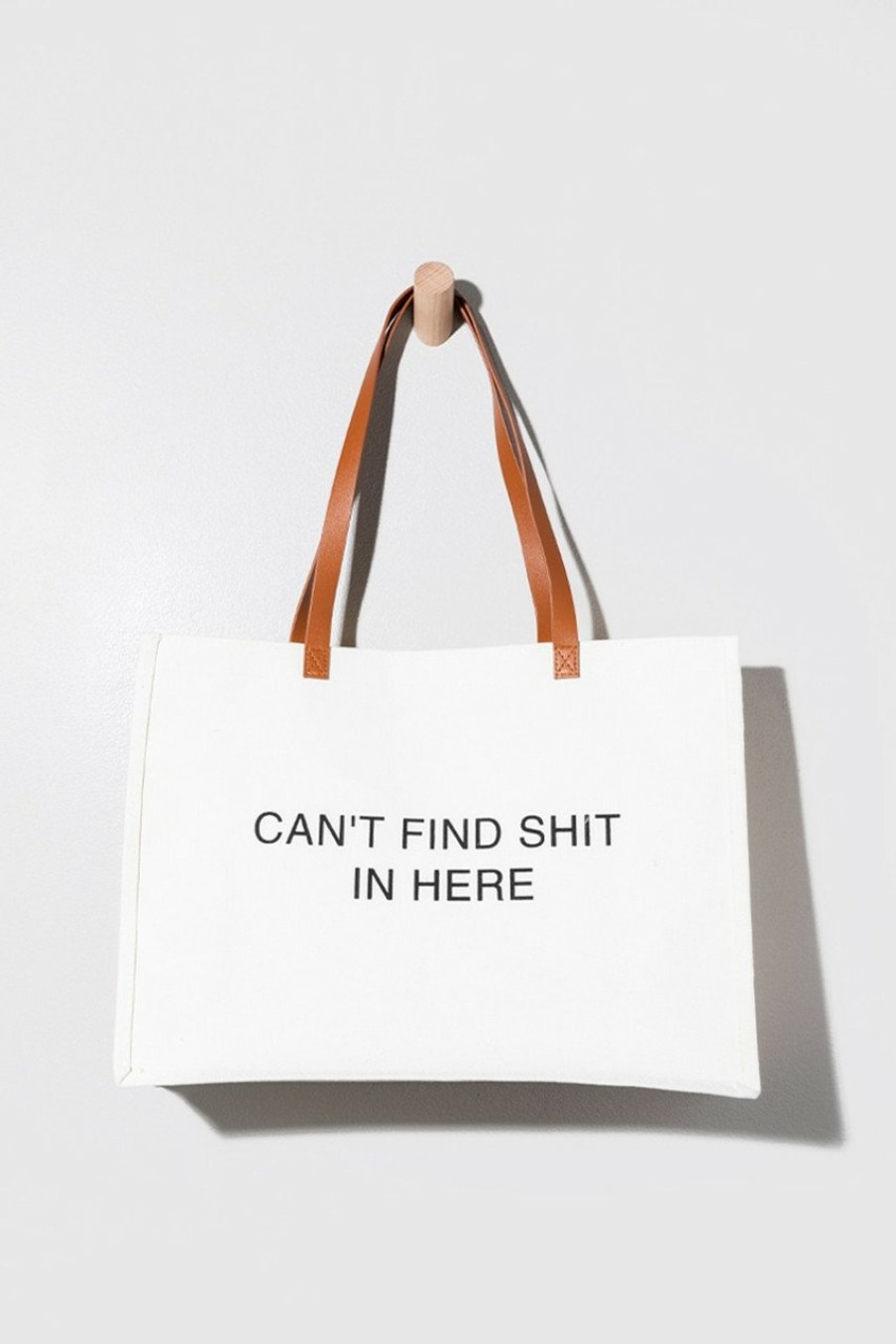 Francesca's Can'T Find Sh*T In Here Tote Natural Bags & Wallets