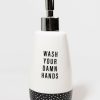 Francesca's Wash Your Damn Hands Soap Dispenser Multi Home Decor