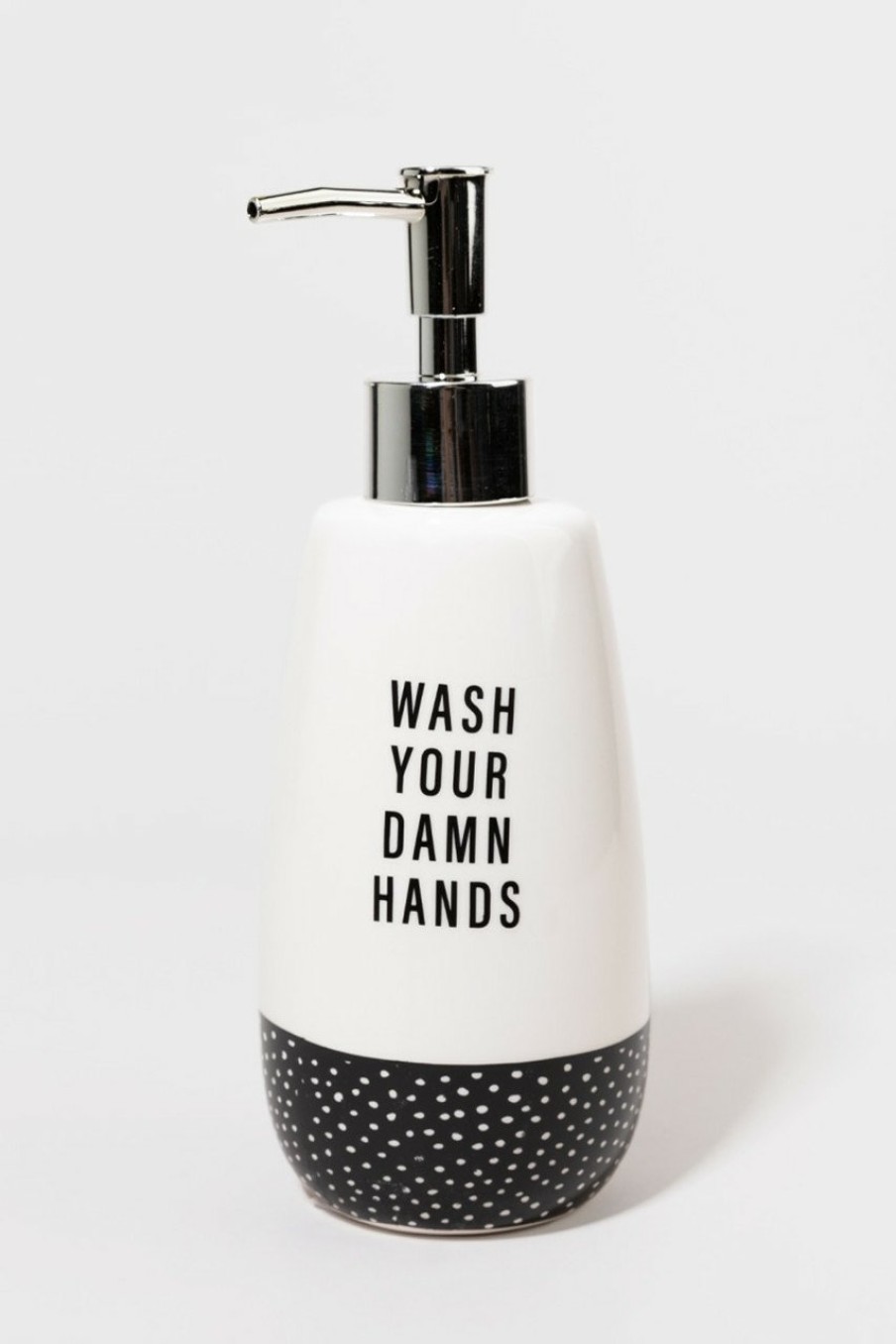 Francesca's Wash Your Damn Hands Soap Dispenser Multi Home Decor