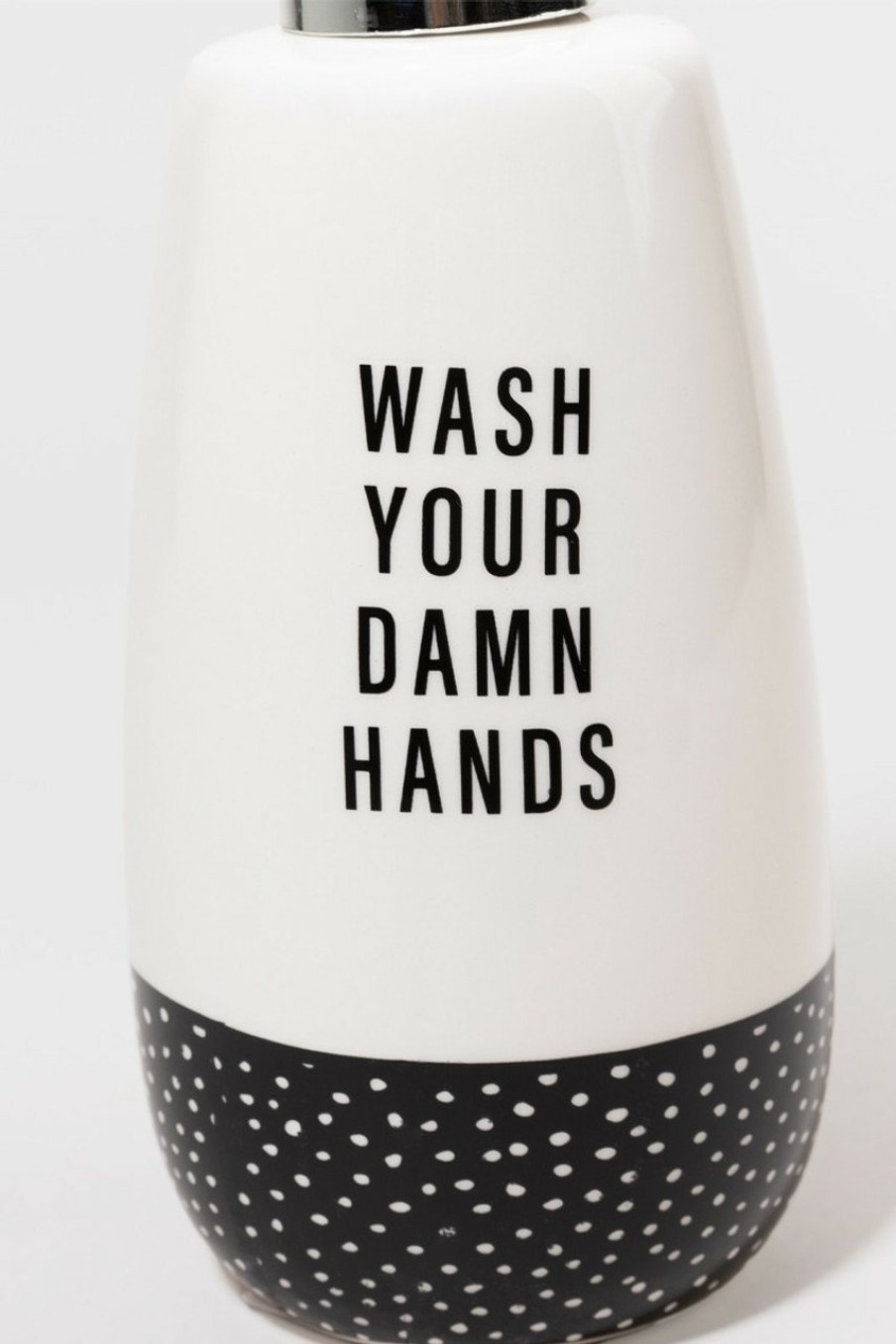 Francesca's Wash Your Damn Hands Soap Dispenser Multi Home Decor