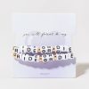 Francesca's Simone Ride Or Die Bracelet Gold Bracelets