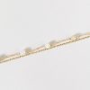 Francesca's Collette Layered Station Anklet Green Body Jewelry