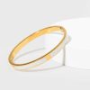 Francesca's Marie Mop Bangle Bracelet Ivory Bracelets