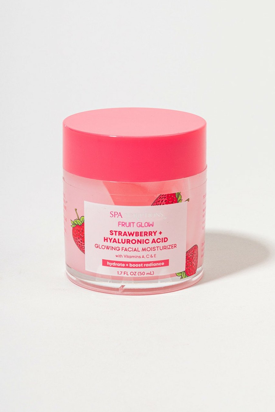 Francesca's Spascriptions Strawberry + Hyaluronic Acid Glowing Facial Moisturizer Multi Beauty & Wellness