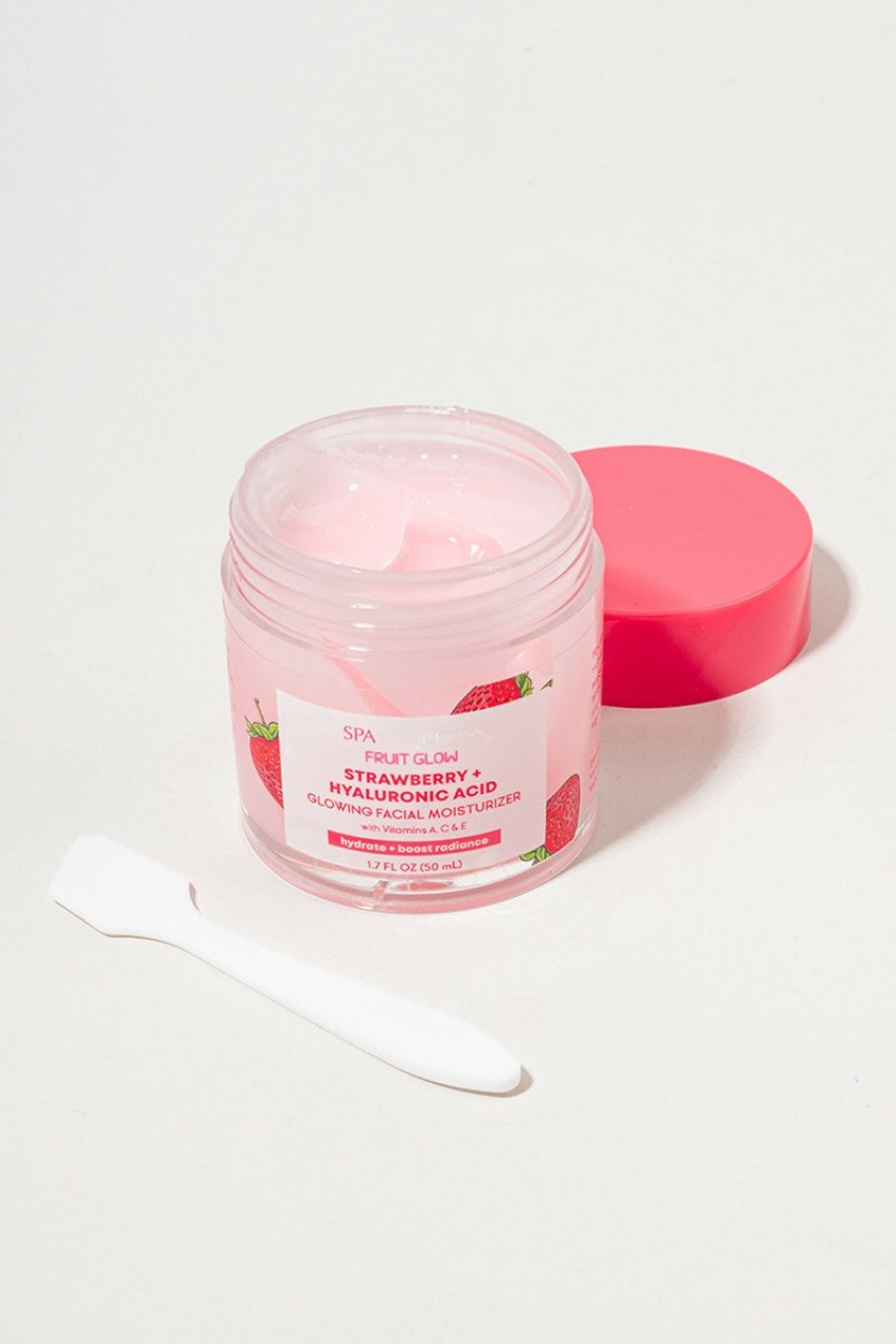 Francesca's Spascriptions Strawberry + Hyaluronic Acid Glowing Facial Moisturizer Multi Beauty & Wellness