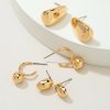 Francesca's Dakota Earrings Set Gold Earrings