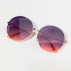 Francesca's Kimberly Round Sunglasses Multi Sunglasses