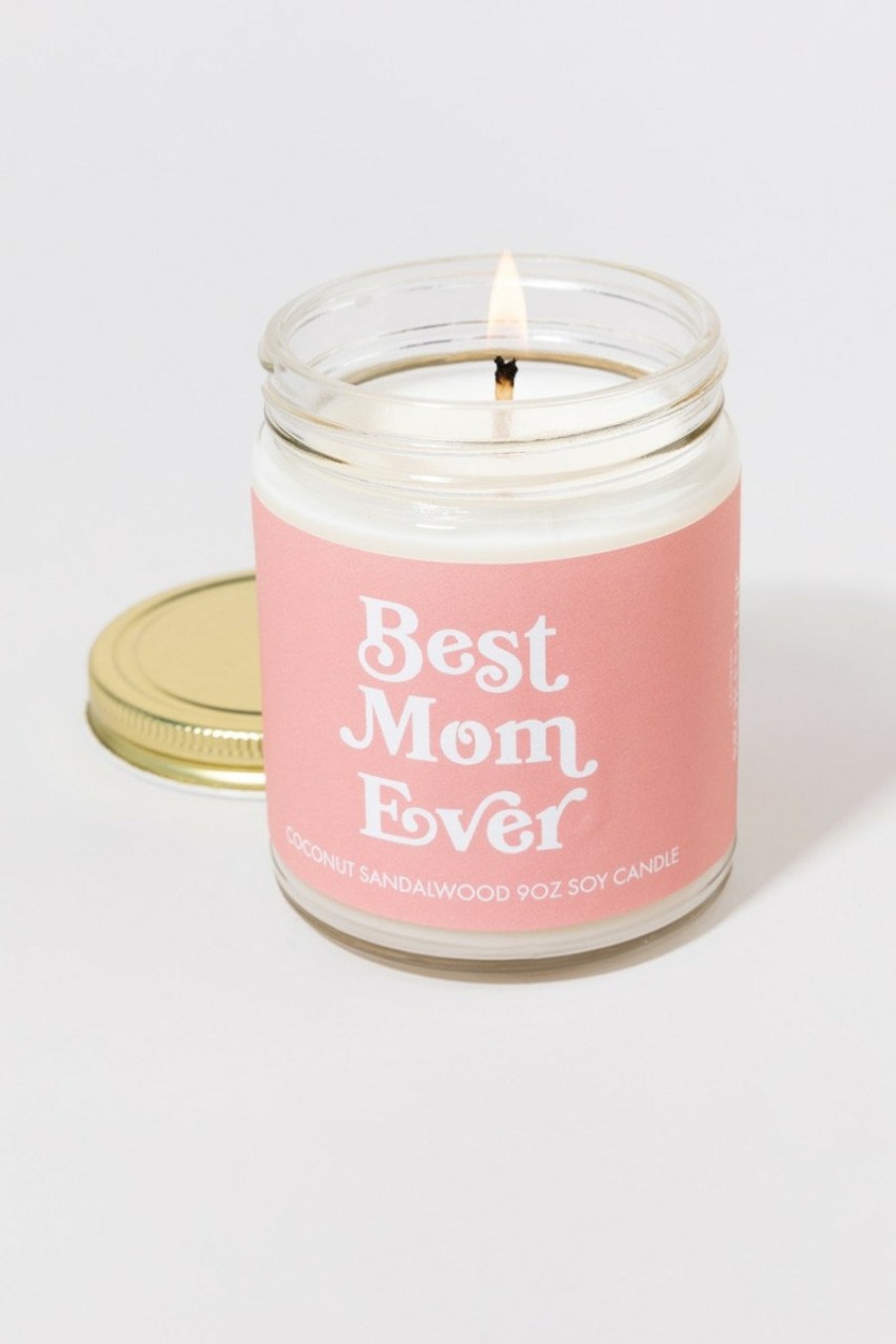 Francesca's Best Mom Ever 9Oz Candle Jar Blush Candles