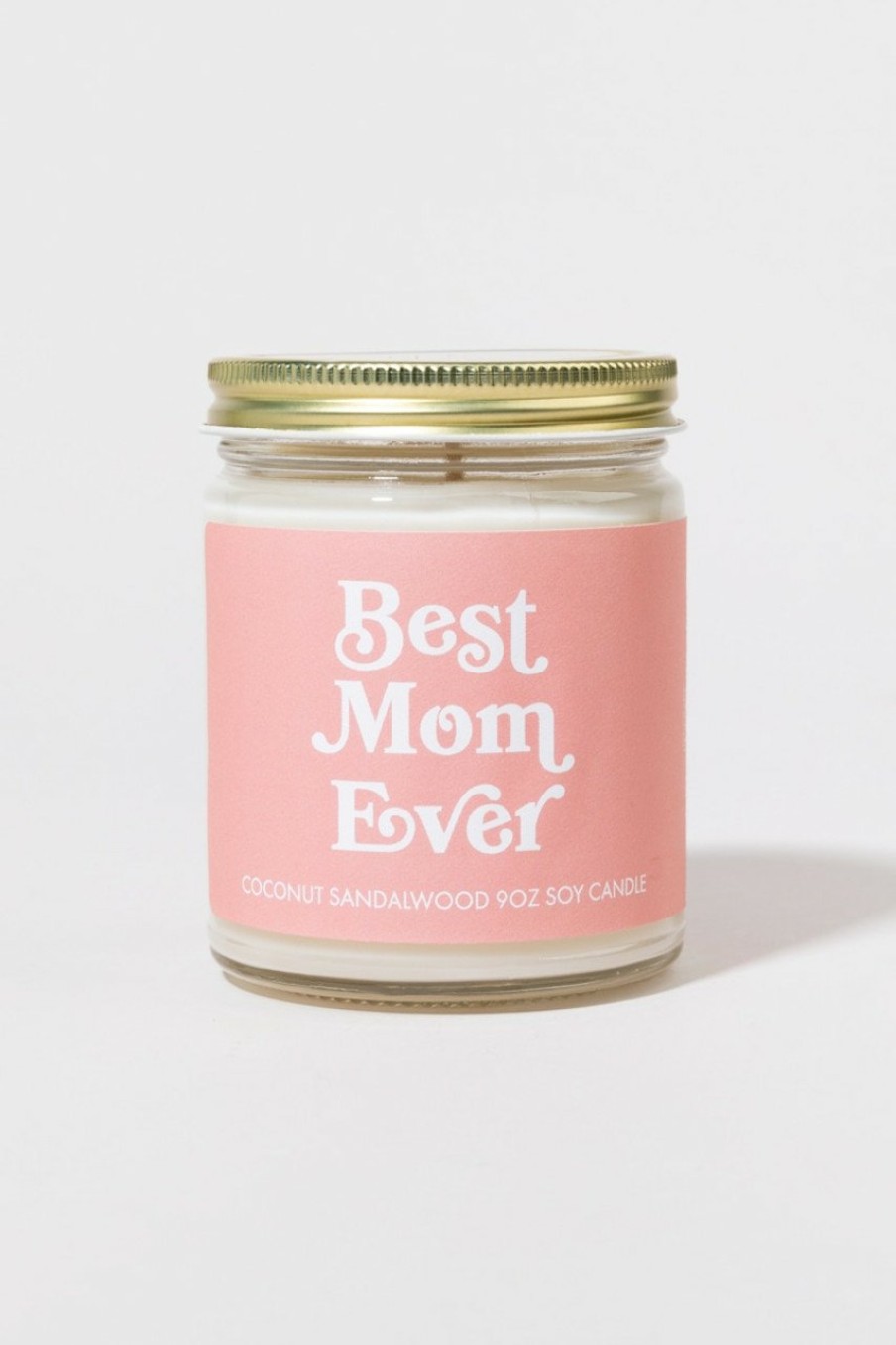 Francesca's Best Mom Ever 9Oz Candle Jar Blush Candles