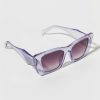 Francesca's Chloe Cat Eye Sunglasses Light Blue Sunglasses