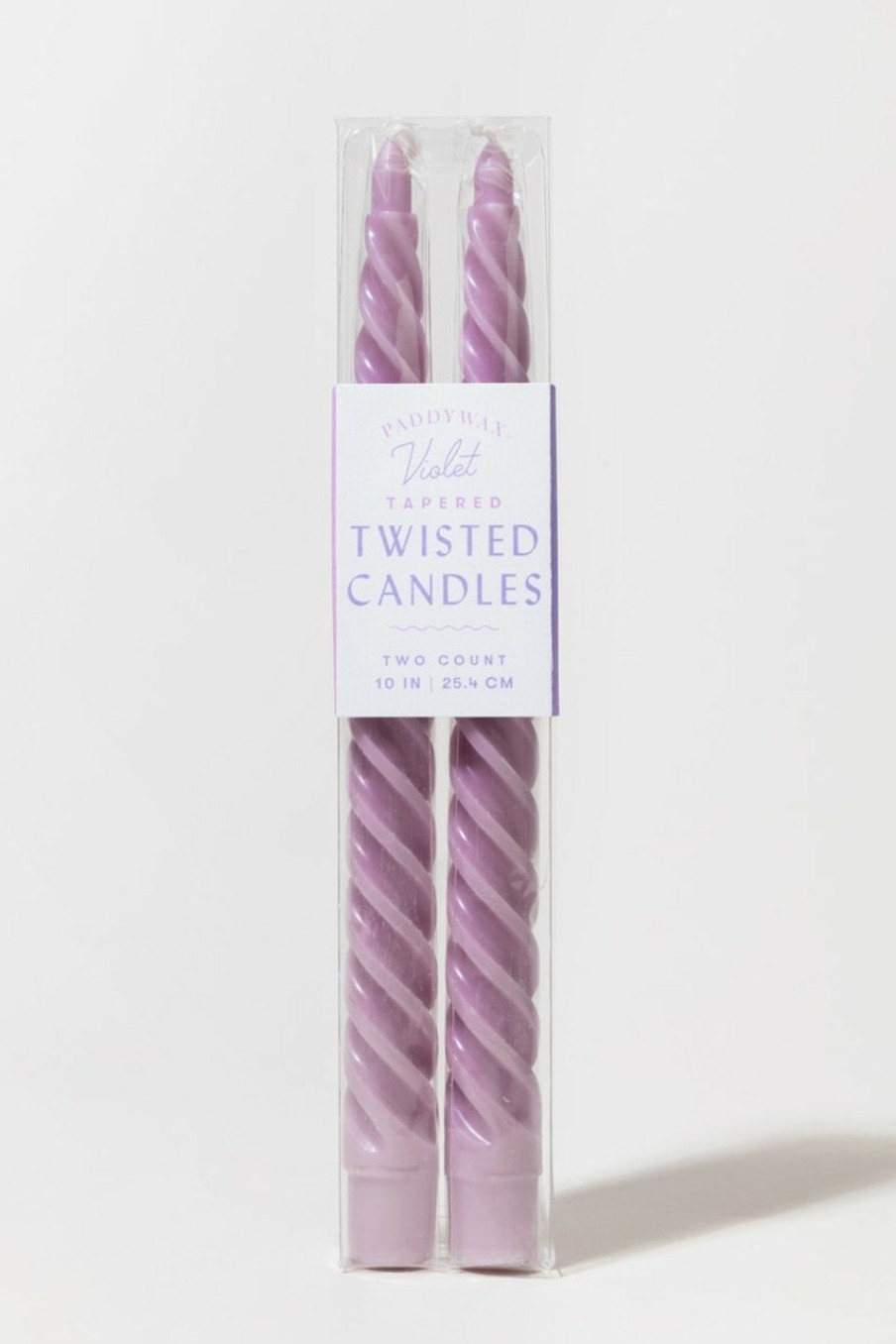 Francesca's Violet Twisted Candles Purple Candles