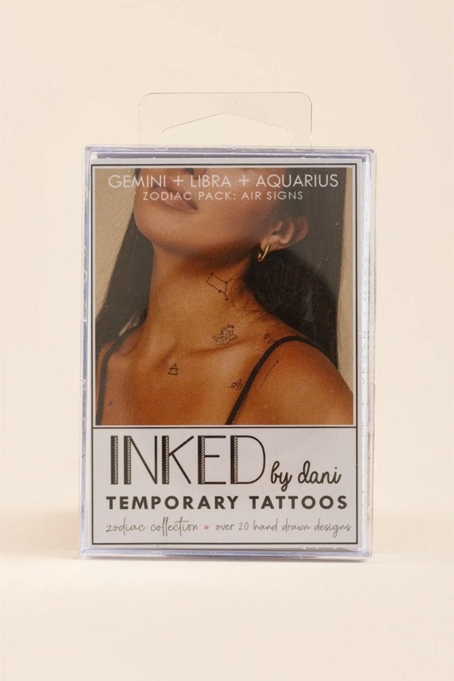 Francesca's Inked By Dani Zodiac Air Temporary Tattoos Multi Beauty & Wellness