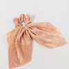 Francesca's Kaitlin Bow Ponytail Holder Rose Gold Hair