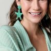 Francesca's Marissa Starfish Earrings Turquoise Earrings