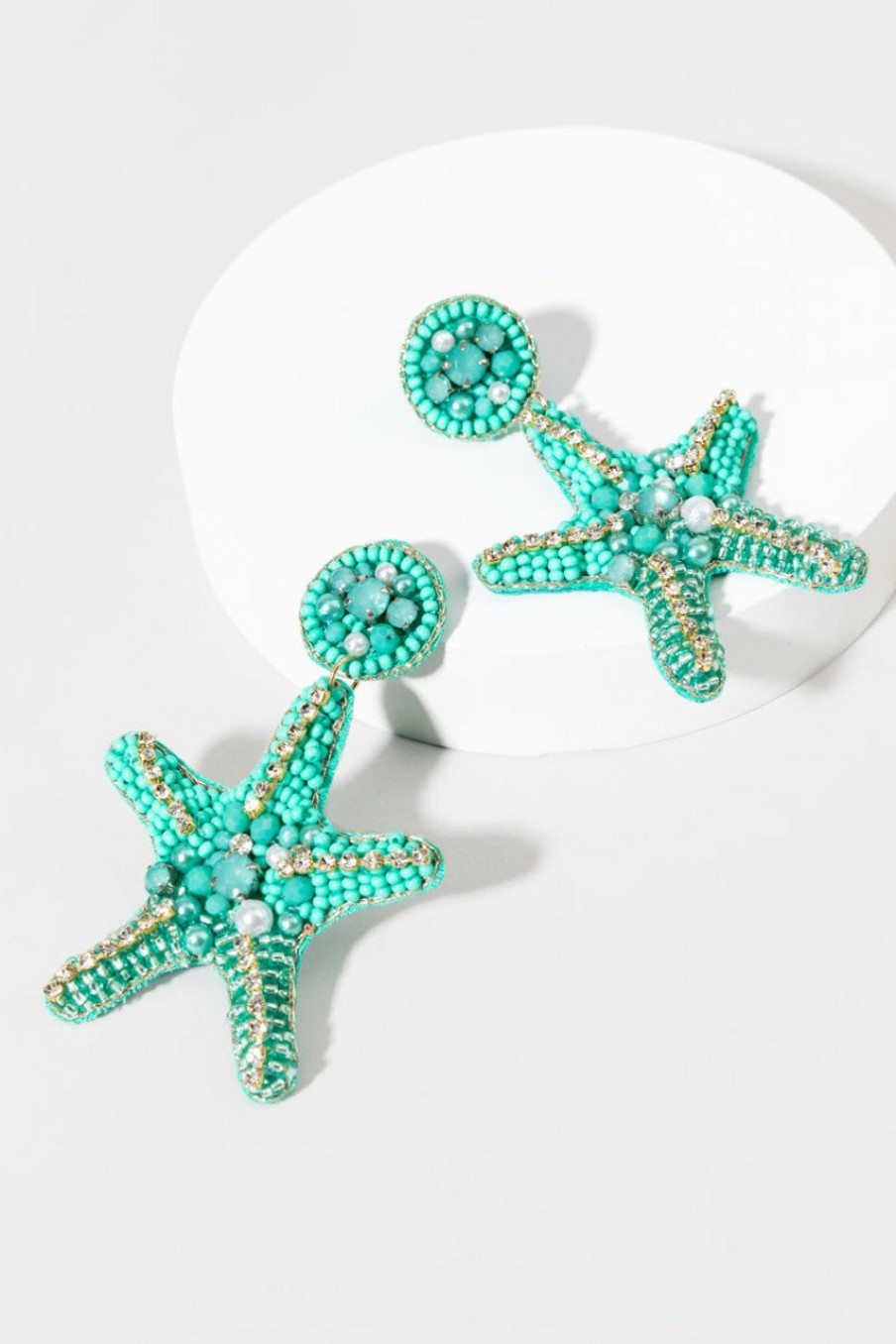 Francesca's Marissa Starfish Earrings Turquoise Earrings