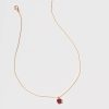 Francesca's Espresso Martini Glass Pendant Necklace Brown Necklaces