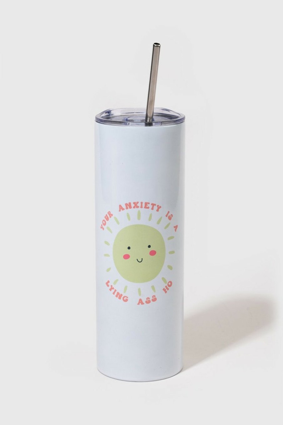 Francesca's Anxiety Lying Travel Tumbler Multi Drinkware