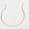 Francesca's Pam Butterfly Link Chain Necklace Gold Necklaces