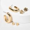 Francesca's Ashlee Earrings Mix Gold Earrings