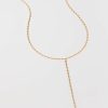 Francesca's Dorothea Hammered Button Necklace Gold Necklaces