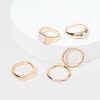 Francesca's Destiny Colored Pearl Ring Set Pale Pink Rings