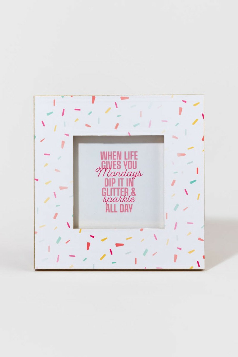 Francesca's Confetti Square Frame Multi Home Decor