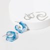 Francesca's Jasmine Hoop Earrings Set Silver Earrings