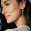 Francesca's Elisha Ear Crawler Crystal Earrings