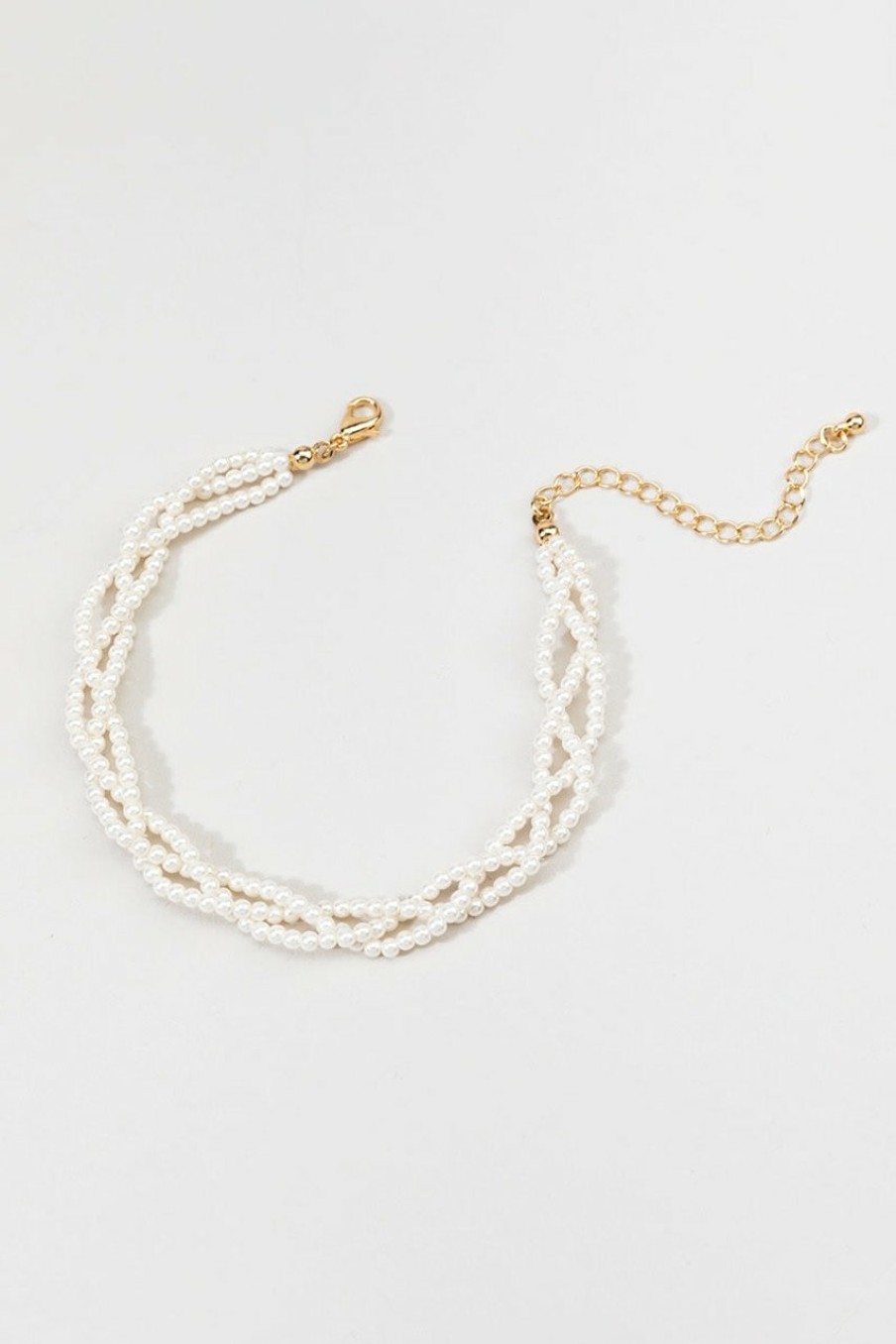 Francesca's Amy Twist Bracelet Pearl Bracelets