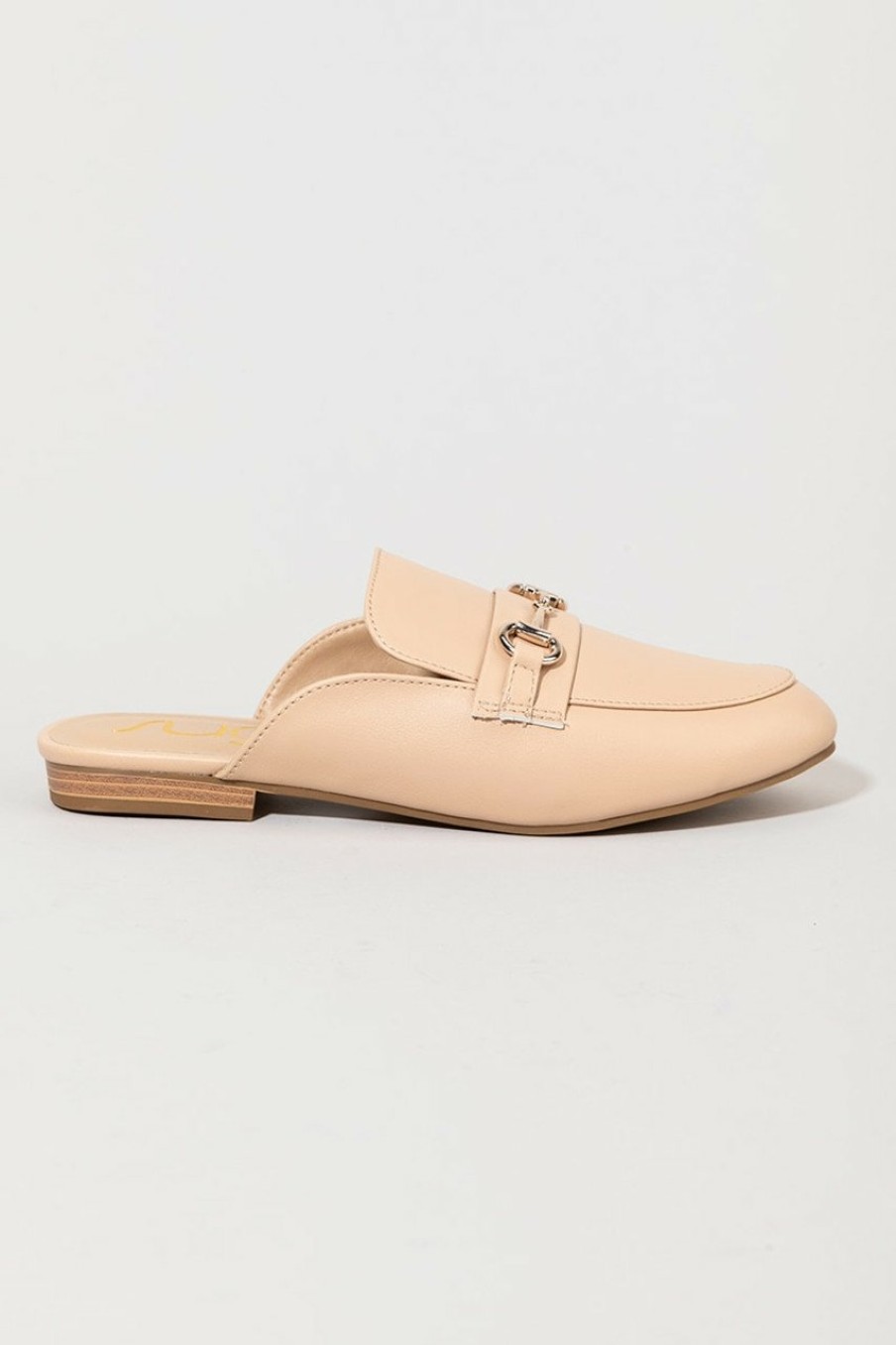 Francesca's Sugar Chain Mule Loafers Flats