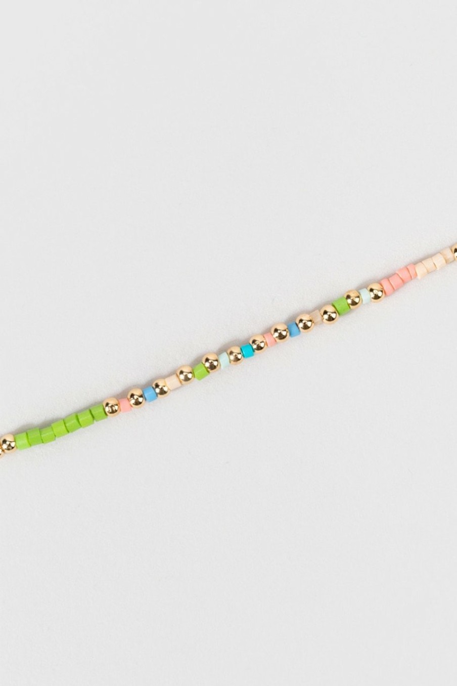 Francesca's Elin Beaded Anklet Multi Body Jewelry