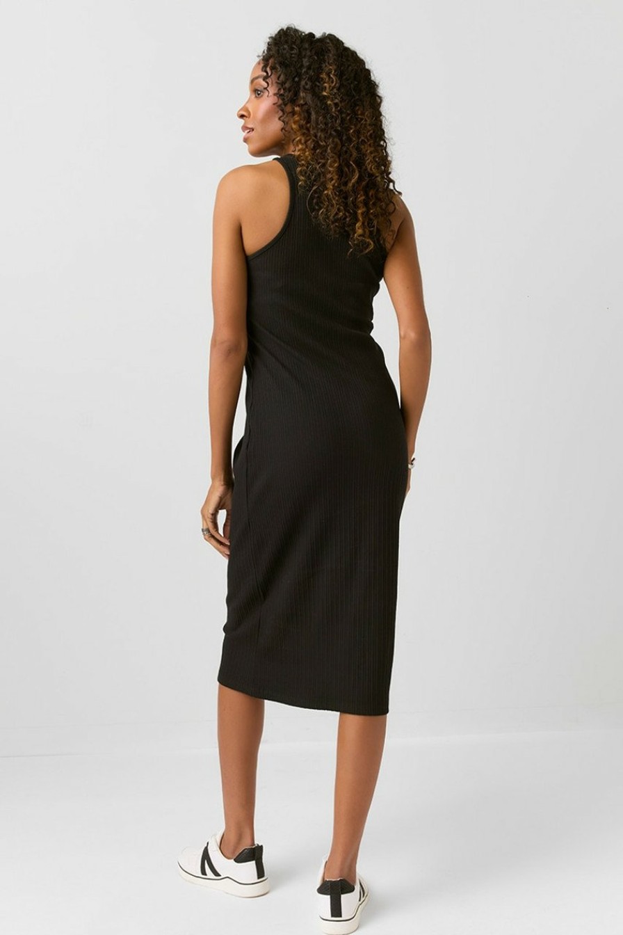 Francesca's Nina Knitted K Midi Dress Dresses