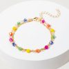 Francesca's Cora Rainbow Bead Bracelet Multi Bracelets