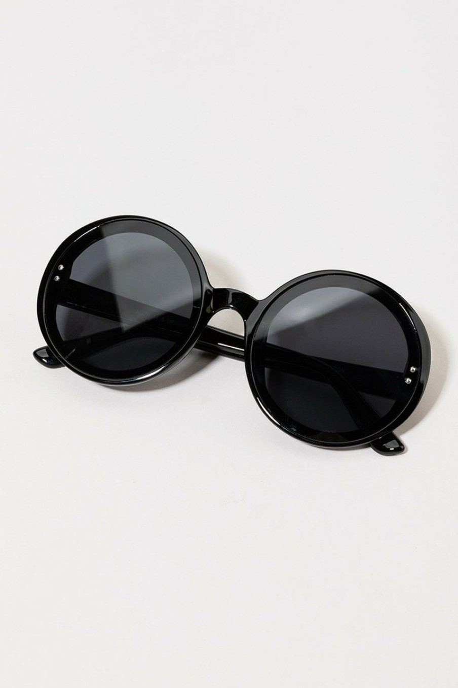 Francesca's Morgan Oversized Round Sunglasses Sunglasses