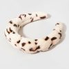 Francesca's Leslie Leopard Puffy Spa Headband Multi Hair