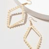 Francesca's Ellie Pearl Drop Earrings White Earrings