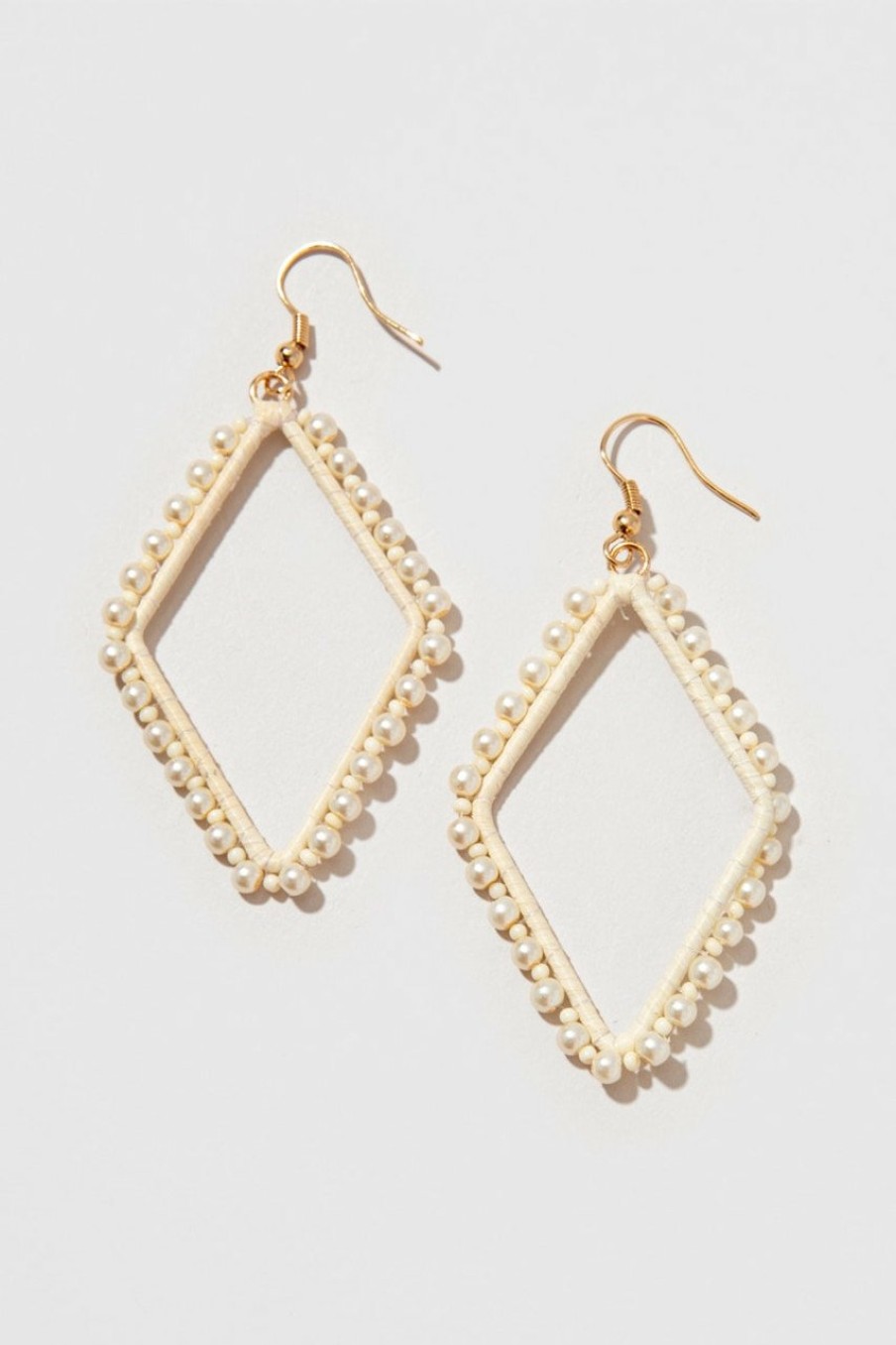 Francesca's Ellie Pearl Drop Earrings White Earrings