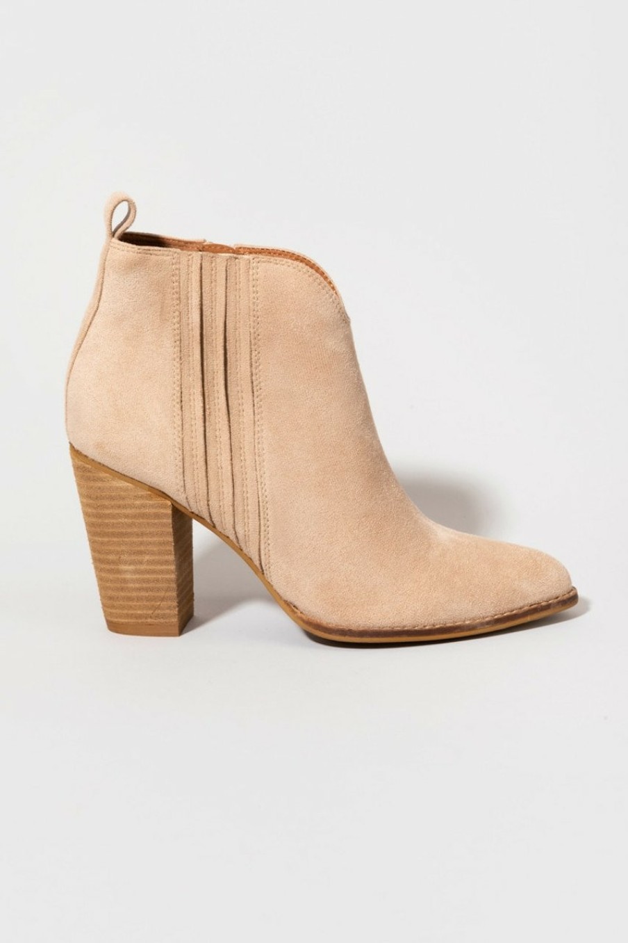 Francesca's Jackie Ankle Boot Taupe Boots