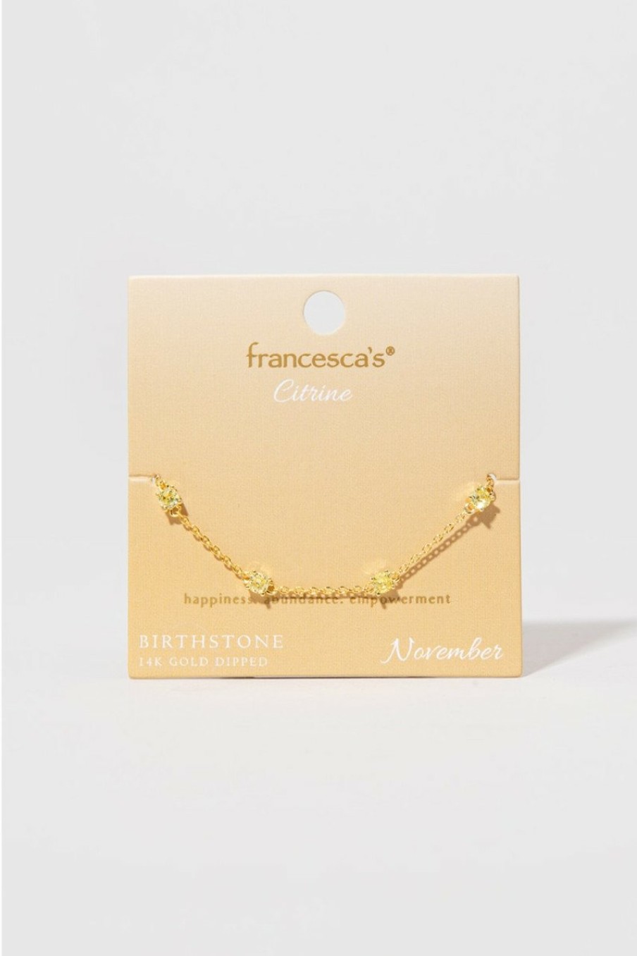 Francesca's Emilia Birthstone Bracelet Bracelets