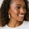 Francesca's Terri Seashell And Pearl Earrings Iridescent Earrings