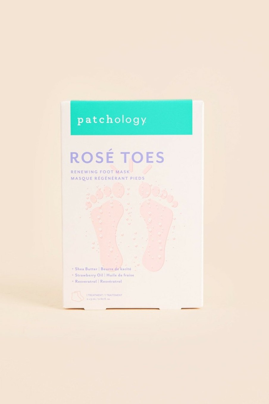 Francesca's Patchology Serve Chilled: Rose Toe Renewing Foot Mask Multi Beauty & Wellness