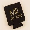 Francesca's Mr. Est. 2022 Wine Bottle Sleeve Multi Drinkware